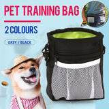 Dog Training Aids: Dog Training Treat Pouch Pet Snack Bag Large Capacity Puppy Waist Bags Agility - Grey