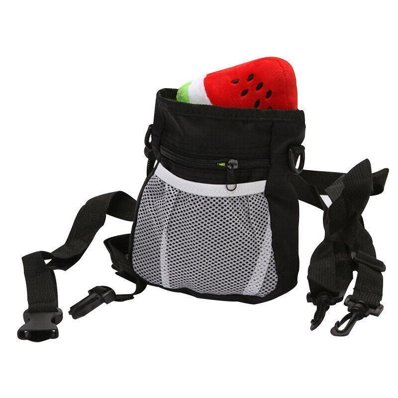 Dog Training Aids: Dog Training Treat Pouch Pet Snack Bag Large Capacity Puppy Waist Bags Agility - Grey