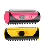 Pet Grooming Supplies: Pet Dog Cat Hair Fur Deshedding Shedding Trimmer Tool Grooming Roll Comb Brush - Yellow