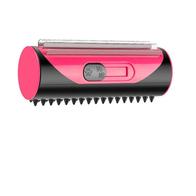Pet Grooming Supplies: Pet Dog Cat Hair Fur Deshedding Shedding Trimmer Tool Grooming Roll Comb Brush - Yellow