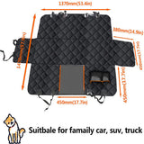 Dog Carriers & Crates: Waterproof Pet Car Mat Hammock Nonslip Back Protector for Dogs and Cats