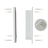 Cat & Dog Flaps: 4-Way Safe Lockable Locking Pet Cat Dog Door Brushy Flap Screen L Large Size
