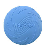 Dog Apparel: Frisbee Toy for Dogs Outdoor Fetch Training Soft Rubber Pet Flying Disc 18cm - Green