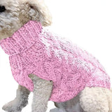 Dog Apparel: Puppy Dog Jumper Winter Warm Knitted Sweater Pet Clothes Small Dogs Coat Thermal S Size - Black