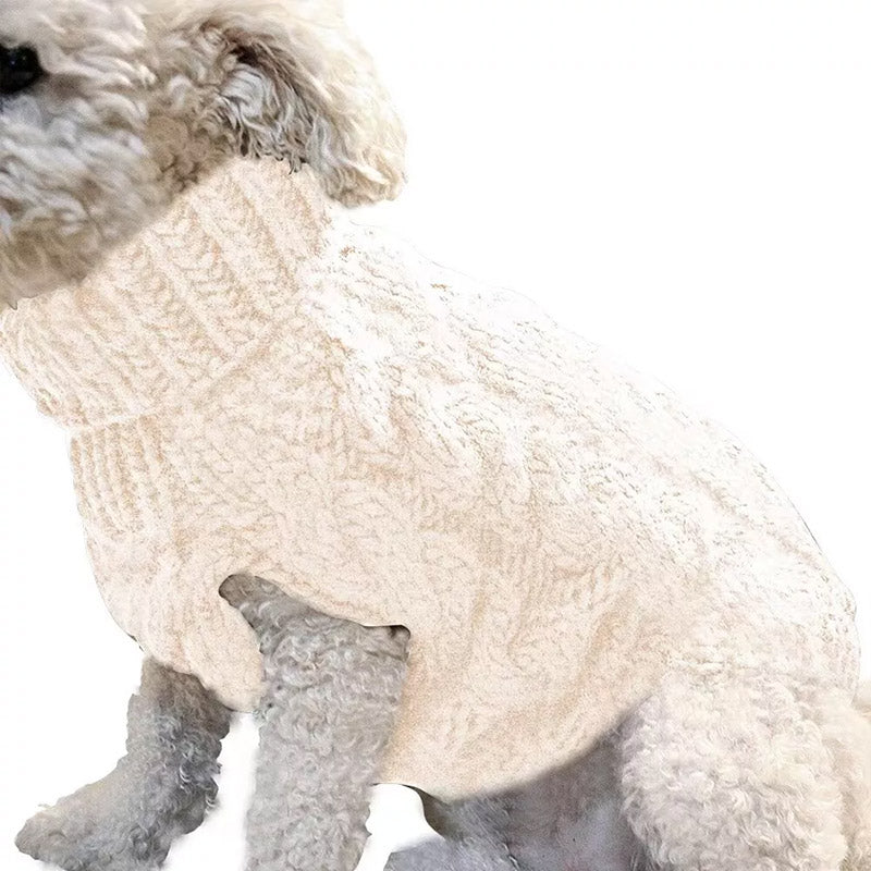 Dog Apparel: Puppy Dog Jumper Winter Warm Knitted Sweater Pet Clothes Small Dogs Coat Thermal S Size - Blue