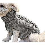 Dog Apparel: Puppy Dog Jumper Winter Warm Knitted Sweater Pet Clothes Small Dogs Coat Thermal S Size - Leather Pink