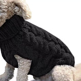 Dog Apparel: Puppy Dog Jumper Winter Warm Knitted Sweater Pet Clothes Small Dogs Coat Thermal S Size - Leather Pink