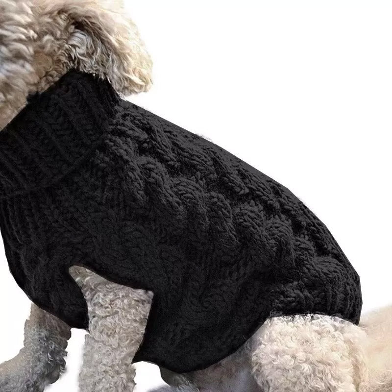 Dog Apparel: Puppy Dog Jumper Winter Warm Knitted Sweater Pet Clothes Small Dogs Coat Thermal S Size - Pink