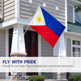 Outdoor Decorations & Lights: Large Philippines Flag 90 x 150 cm Outdoor Indoor Polyester with Eyelets