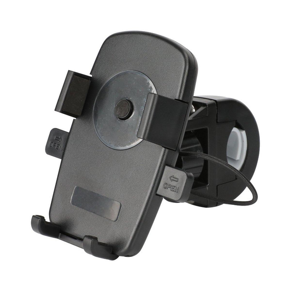 Laptop Stands: 360 Degree Rotation Phone Holder Handlebar Mount for Motorcycle and Bicycle