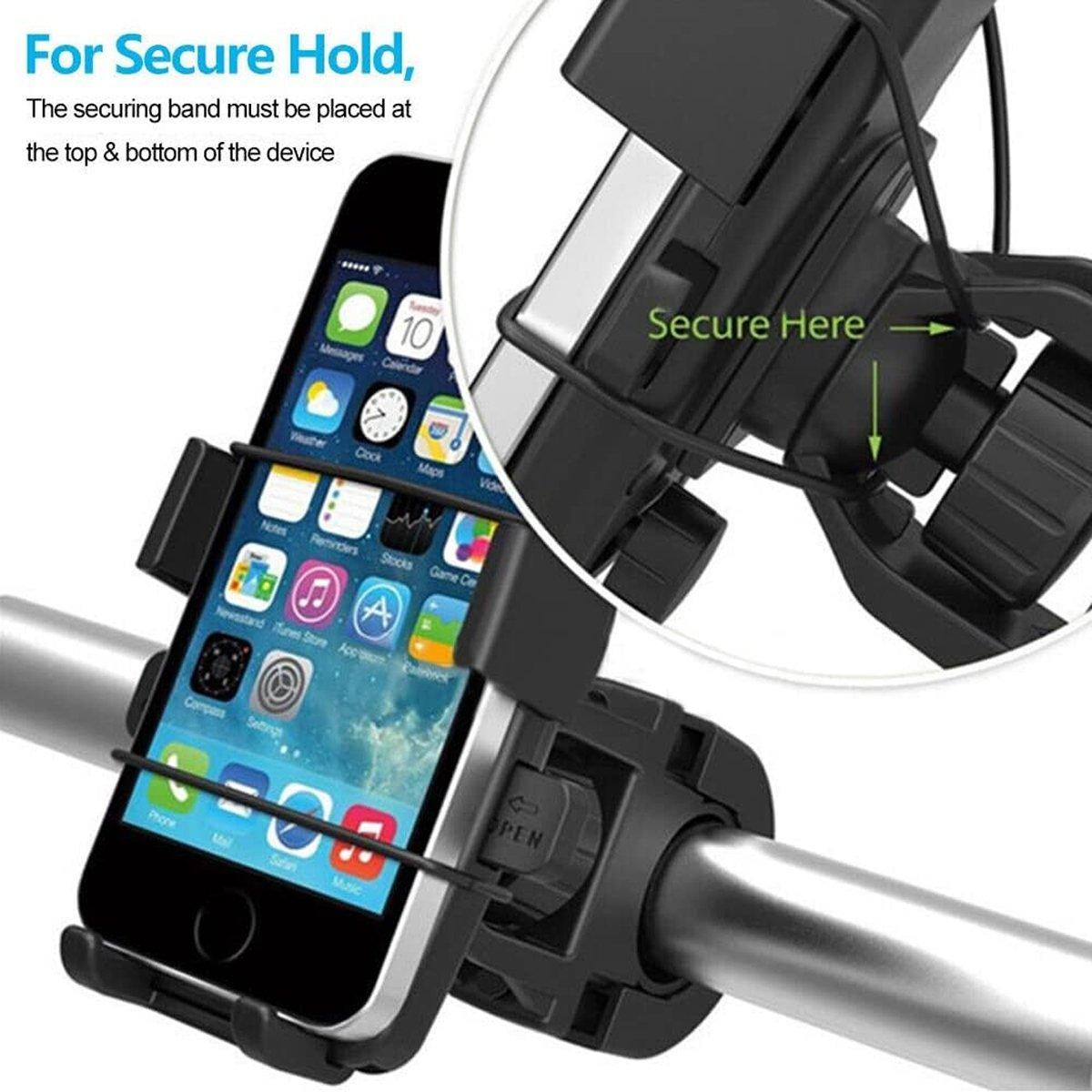 Laptop Stands: 360 Degree Rotation Phone Holder Handlebar Mount for Motorcycle and Bicycle