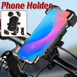 360° Rotation Mobile Phone Holder Handlebar Mount For Motorcycle Bicycle Bike