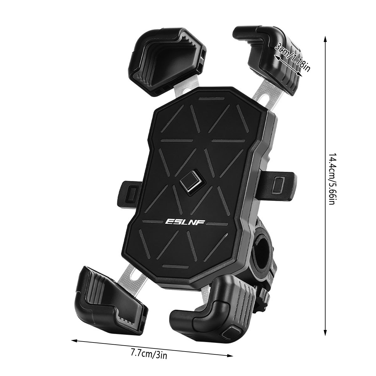 Laptop Stands: 360° Rotation Mobile Phone Holder Handlebar Mount For Motorcycle Bicycle Bike