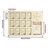 Picture Frames: Graduation School Years Photo Frame Collage Gift Keepsake Memory Display Holder