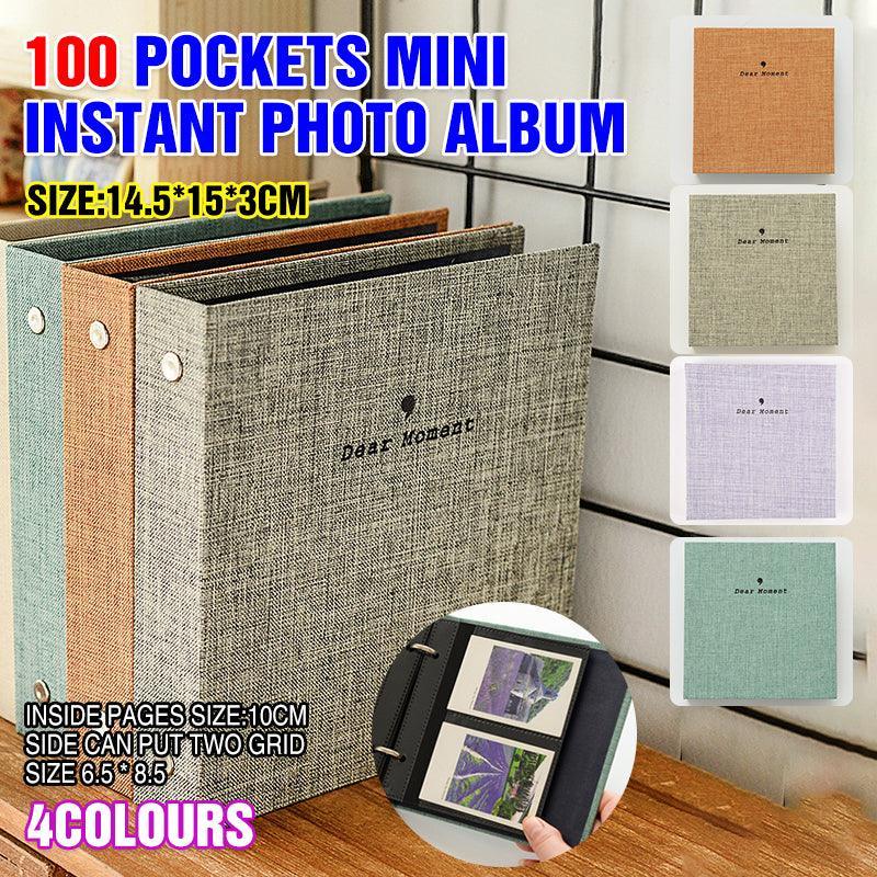 Camera Accessories: 100 Pockets Mini Album for Fujifilm Instax Instant Photos - Green