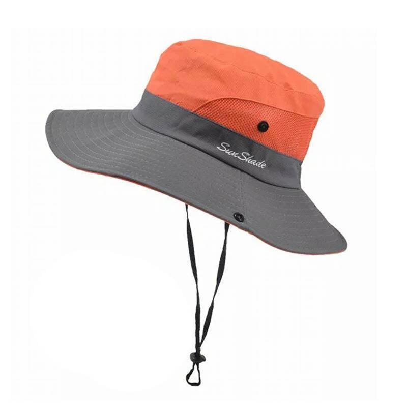 Women's Sleepwear: Women Wide Brim Ponytail Hat Sun Protect Visor Summer Beach Cap Anti Uv Floppy - Pink