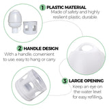 3L Pigeon Drinker White Plastic Drinking Pot Carrier Bird Water Dispenser Feeder