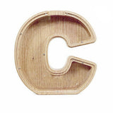 Storage Boxes: Wooden Piggy Bank Funny Letter or Guitar Coin Saving Money Box AZ Gift Idea - T