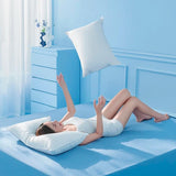 Cushions & Throws: Hotel Quality White Pillow Core Soft Cotton Pillow Insert for Bedroom Living Room