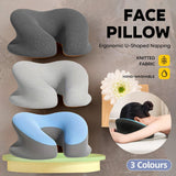 Cushions & Throws: Universal Massage Table Face Cushion Pillow U Shape Head Face Down Rest Pillow - Light Grey