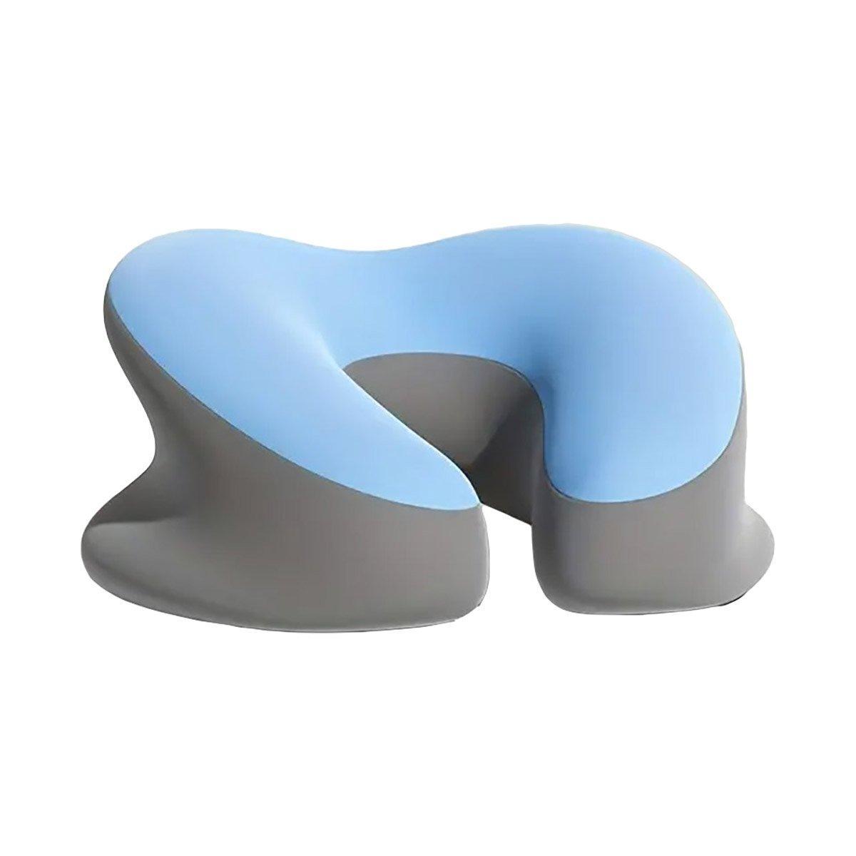 Cushions & Throws: Universal Massage Table Face Cushion Pillow U Shape Head Face Down Rest Pillow - Light Grey