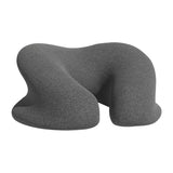 Cushions & Throws: Universal Massage Table Face Cushion Pillow U Shape Head Face Down Rest Pillow - Light Grey