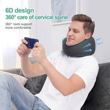 Novelty Gifts: Neck Pillow for Travel Memory Foam Comfortable Breathable Soft U-Shaped