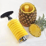 Kitchen Utensils: Stainless Steel Pineapple Corer Slicer Peeler Cutter Tool Easy Pineapple Cutter - Blue
