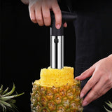 Kitchen Utensils: Stainless Steel Pineapple Corer Slicer Peeler Cutter Tool Easy Pineapple Cutter - Blue