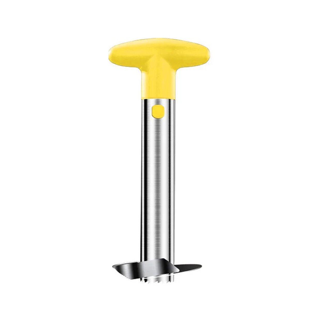 Kitchen Utensils: Stainless Steel Pineapple Corer Slicer Peeler Cutter Tool Easy Pineapple Cutter - Blue