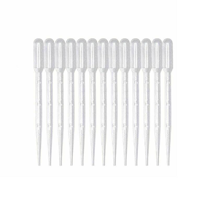 Pharmaceutical Supplies: 100X 3ml Disposable Graduated Plastic Pipettes for Liquid Transfer - 100PCS