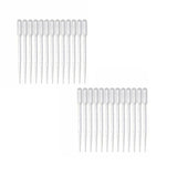 100X 3ml Disposable Graduated Plastic Pipettes for Liquid Transfer - 100PCS