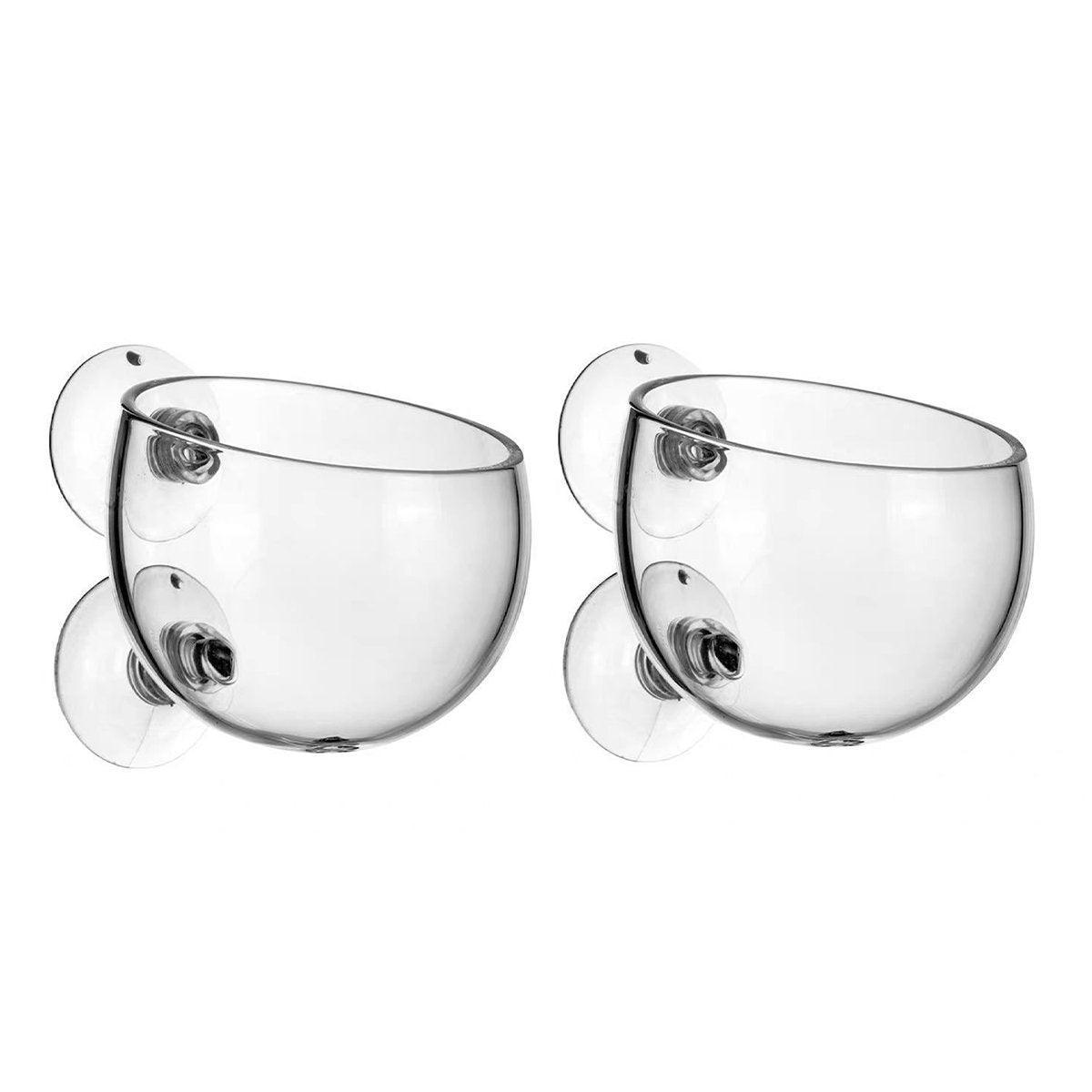 Aquarium Decor: Aquarium Plant Cup for Breeding and Aquascaping Glass Water Plant Holder