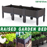 Garden Beds & Planters: Outdoor Rectangular Balcony Vegetable Planter Box Garden Flower Planting