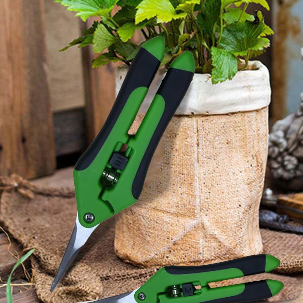 Gardening Tools: 2Pcs Pruning Shears Plant Scissors Trim Trees Snips Branch Garden Secateurs Tool