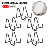 Picture Frames: 5pcs Plate Photo Frame Display Stand Mobile Phone Holder Base Pendulum Stand