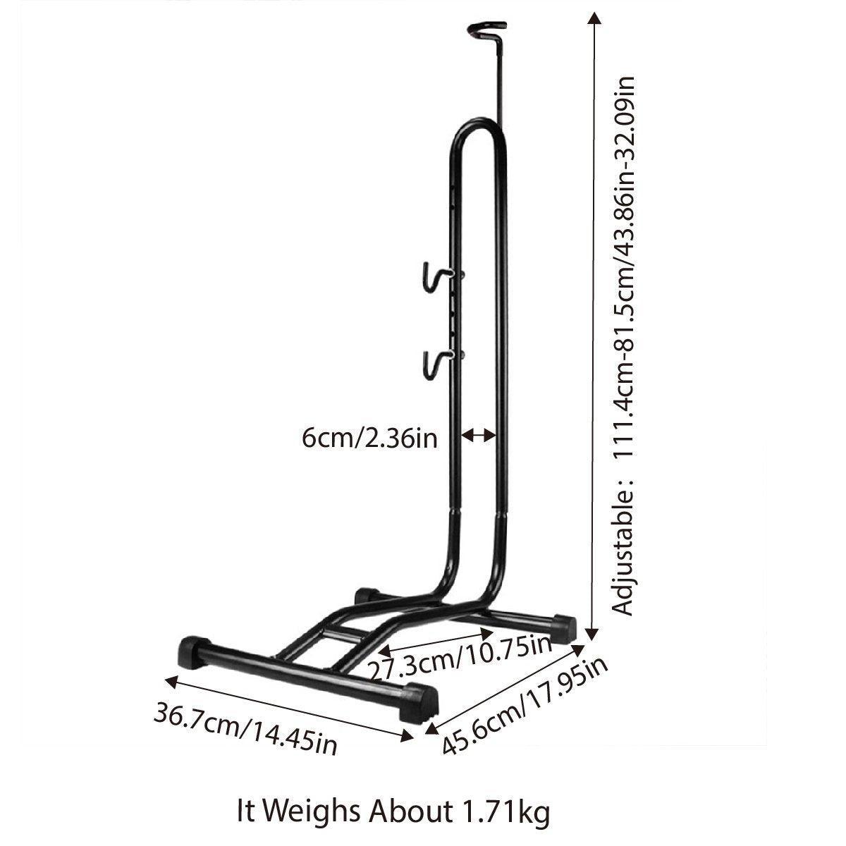 Bicycle Bags: Mountain Bicycle Stand Parking Rack L Shaped Frame Bike Display Maintenance Tool