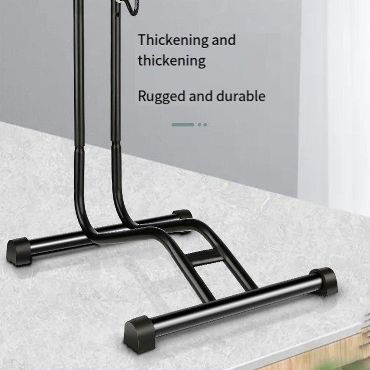 Bicycle Bags: Mountain Bicycle Stand Parking Rack L Shaped Frame Bike Display Maintenance Tool