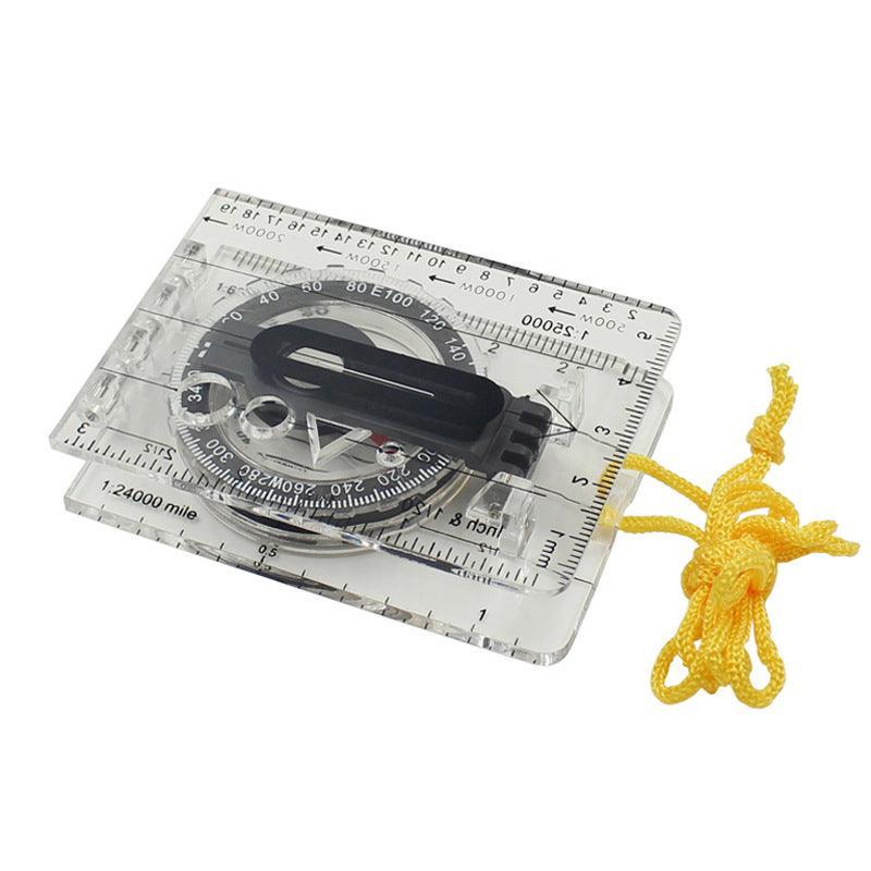 Camping Appliances: Baseplate Pocket Compass Military Orienteering Hiking Camping Maps Lensatic Army