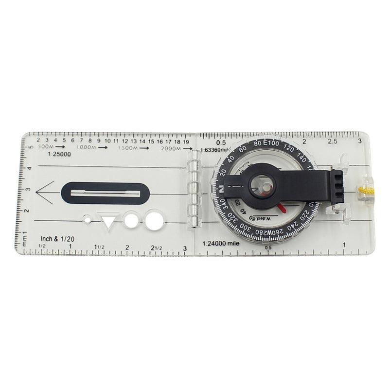 Camping Appliances: Baseplate Pocket Compass Military Orienteering Hiking Camping Maps Lensatic Army