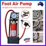 Bicycle Parts: High Pressure Foot Pump Bicycle Ball Motorbike Car Type Inflator Tire Air Pump