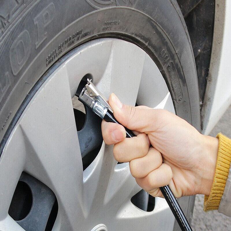 Air Compressors Accessories: Air Tyre Inflator Pressure Meter Car Truck Tire Pump Hose Gauge Compressor Tools