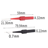 Measuring Tools & Sensors: 4PCS Multimeter Testing Lead Fluke Extention Back Probes Sharp Needles Micro Pins
