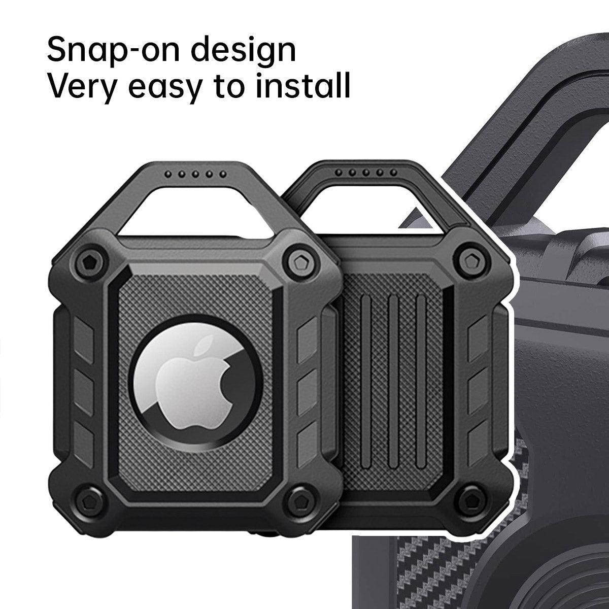 Cases & Skins: Waterproof Apple AirTag Protective Case TPU Cover Air Tag Tracker Loop Holder - Green