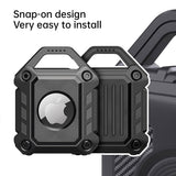 Cases & Skins: Waterproof Apple AirTag Protective Case TPU Cover Air Tag Tracker Loop Holder - White