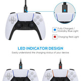 Mouse & Accessories: For PS5 Controller 3M USB Type-C Braided Fast Charging Cable for PS5 NS PRO