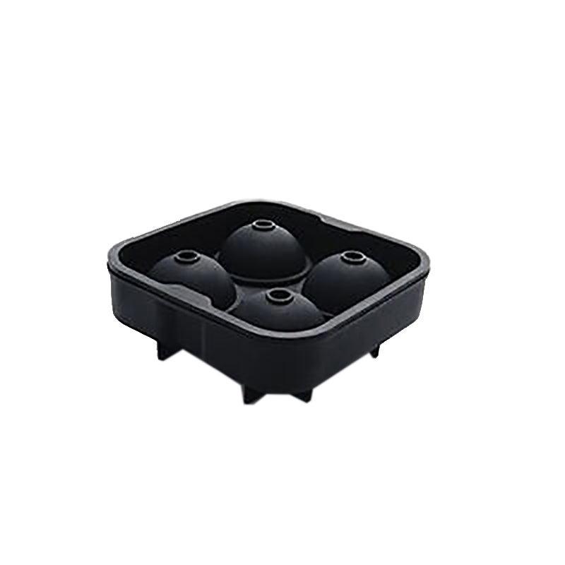 Food Storage: Large Ice Cube Tray Ball Maker Big Silicone Mold Sphere Whiskey Round Mould - Circular 6 grid