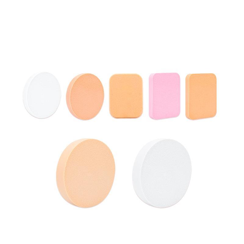 Makeup Brushes: 7PCS Puff Air-Cushion Makeup Sponge Smooth Puff Beauty Tools Wet Dry Dual Use