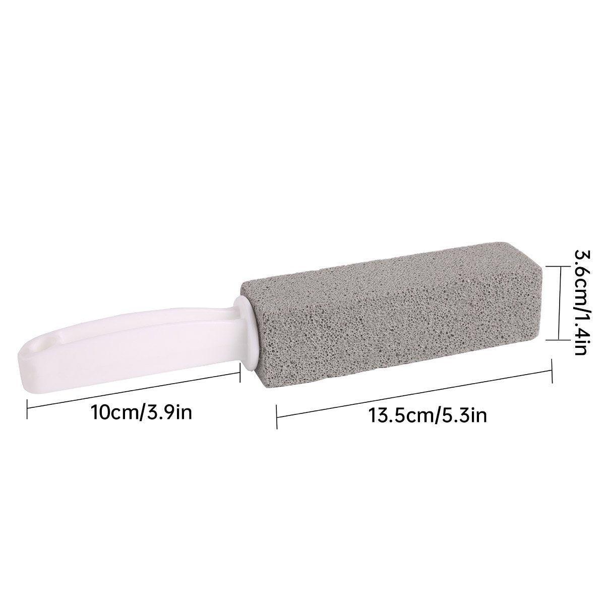 Toilet Brushes & Holders: Pumice Stone Wand Tile Cleaning Stains Brush Cleaner Tool Toilet Bowl Bathtub