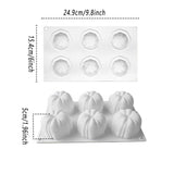 Bakeware & Accessories: Halloween Silicone Chocolate Cake Mold Pumpkin Mold Baking DIY Handmade Soap